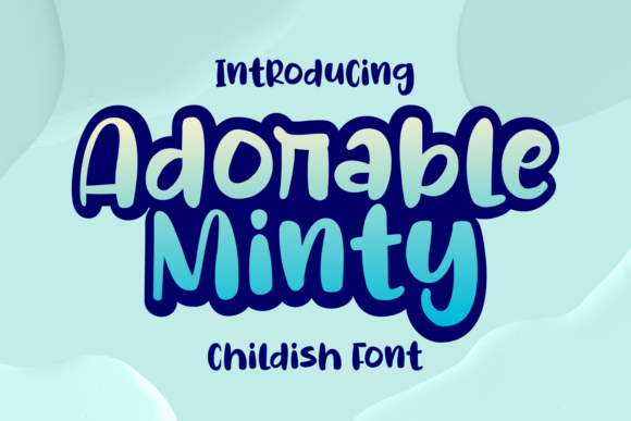 Adorable Minty Font Magic for Handmade Labels