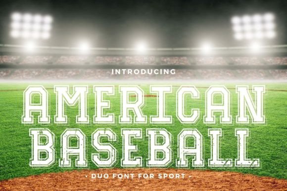 American Baseball Font: A Display Typeface for Campaigns