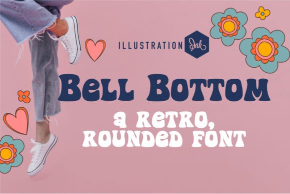 Bell Bottom: A Fun Display Font for Retro Branding
