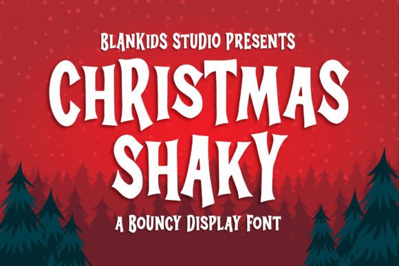 Christmas Shaky: A Playful Display Font for Creative Branding