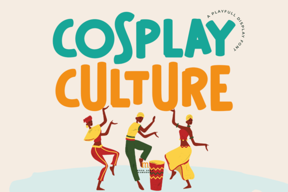Cosplay Culture: A Playful Display Font for Marketers