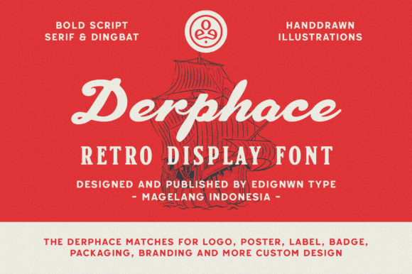 Derphace Display Font for Campaign Designers and Marketers