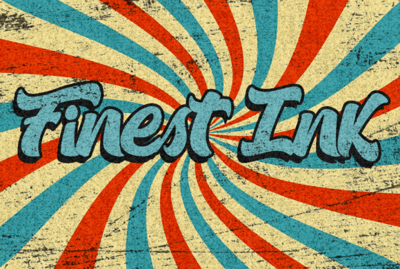 Finest Ink: A Bold Retro Font for Campaign-Ready Creatives