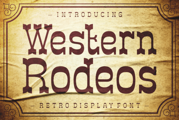 Give Your Brand a Western Edge with a Bold Display Font