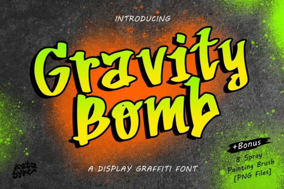 Gravity Bomb: The Display Font That Makes Small Brands Shine