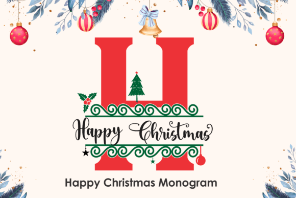 Happy Christmas Monogram: A Sweet Font for Memorable Branding