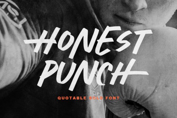 Honest Punch: A Bold Display Font for Editorial Design