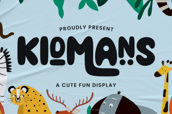 Kidmans: A Friendly Display Font for Editorial Design