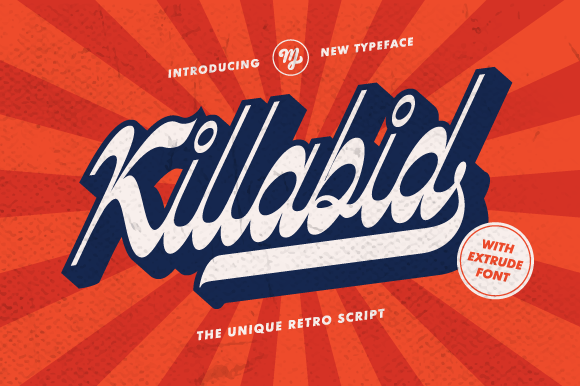 Killabid: A Display Font With Retro Swing