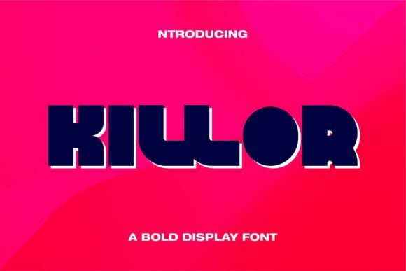 Killor: A Bold Display Font for Editorial Design