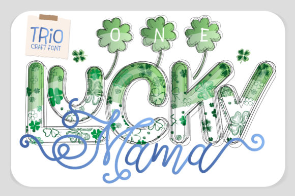 One Lucky Mama: A Font for Editorial Warmth