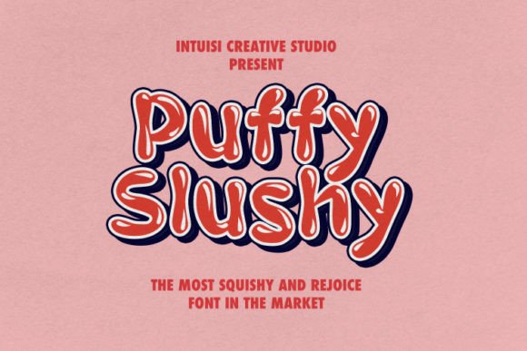 Puffy Slushy: The Cheerful Display Font for Editorial Design