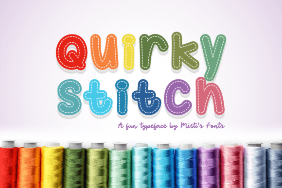 Quirky Stitch: A Distinctive Display Font for Editorial Design