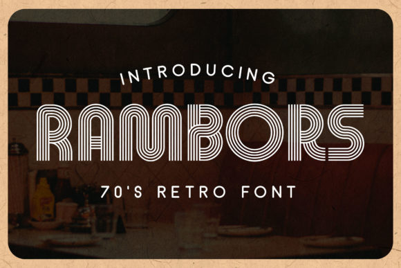 Rambors Nostalgic Retro: A Display Font for Modern Campaigns