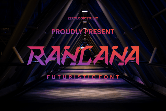 Rancana: A Sharp Futuristic Font for Brand Builders and Creators