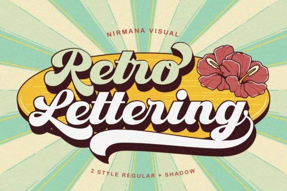 Retro Lettering: A 70s Display Font for Warm Editorial Design
