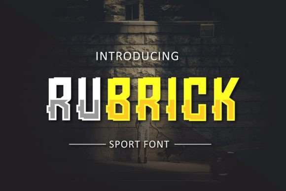 Rubrick: A Bold Display Typeface for Crafters and Product Makers