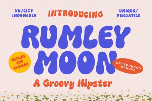 Rumley Moon Display Font: Your Brand’s Funky, Retro Voice