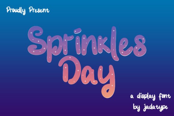 Sprinkles Day: A Cheerful Display Font for Playful Branding