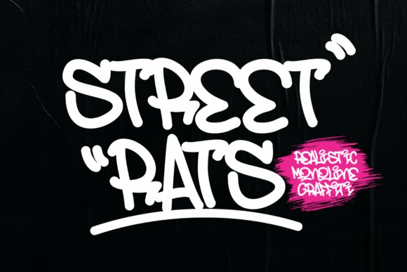Street Rats: A Graffiti Font for Memorable Business Branding