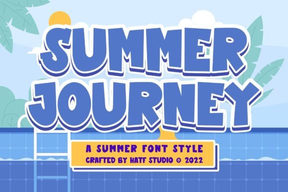Summer Journey: A Playful Display Font for Web Designers