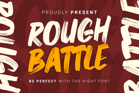 The Rough Battle Font: Adding Rustic Heart to Handmade Designs