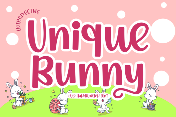 Unique Bunny: A Display Font That Gives Small Brands Instant Personality